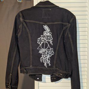 Harry Potter Hand Painted Denim Jacket